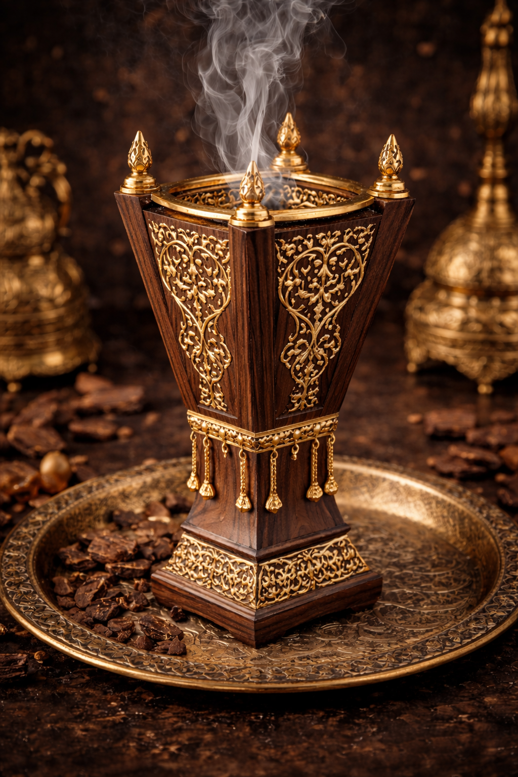 مبخرة خشبية فاخرة