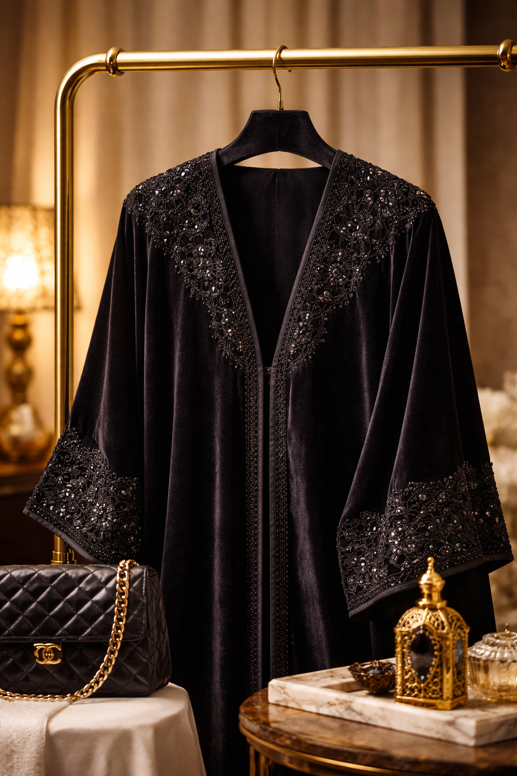 عباية مخمل الليل
